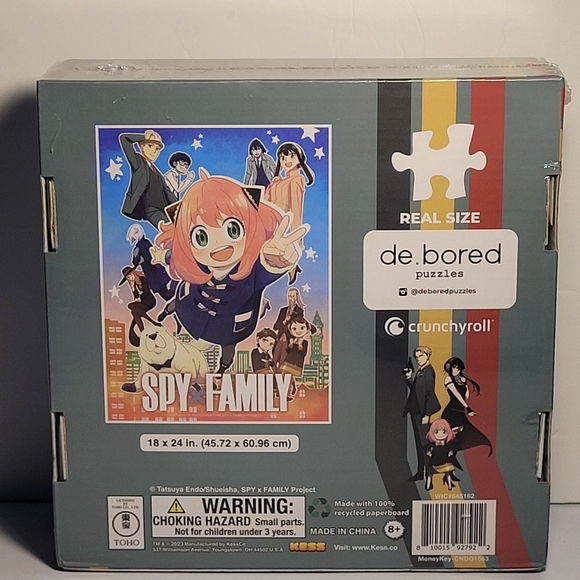 New Sealed 2023 Spy X Family Anime 500 Piece Jiggsaw Puzzle. Experience the thr - Picture 3 of 5